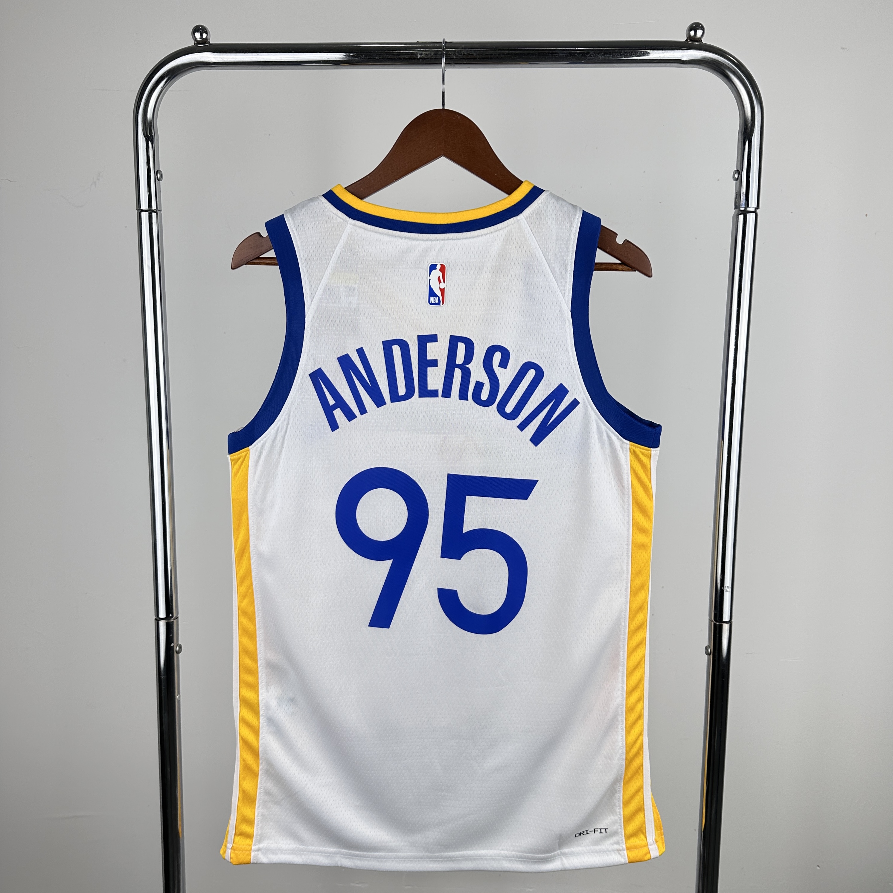 Men Golden State Warriors #95 Anderson White Nike 2024 NBA Jersey->golden state warriors->NBA Jersey